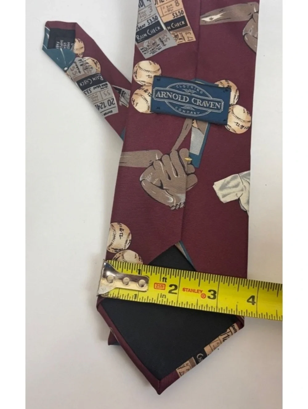 Arnold craven baseball tie